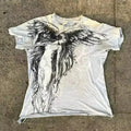Classic Y2K Gothic Style T-shirt Print Oversized T Shirt High Street Shirts Gothic Round Neck Cotton Tops New Mens Women T Shirt