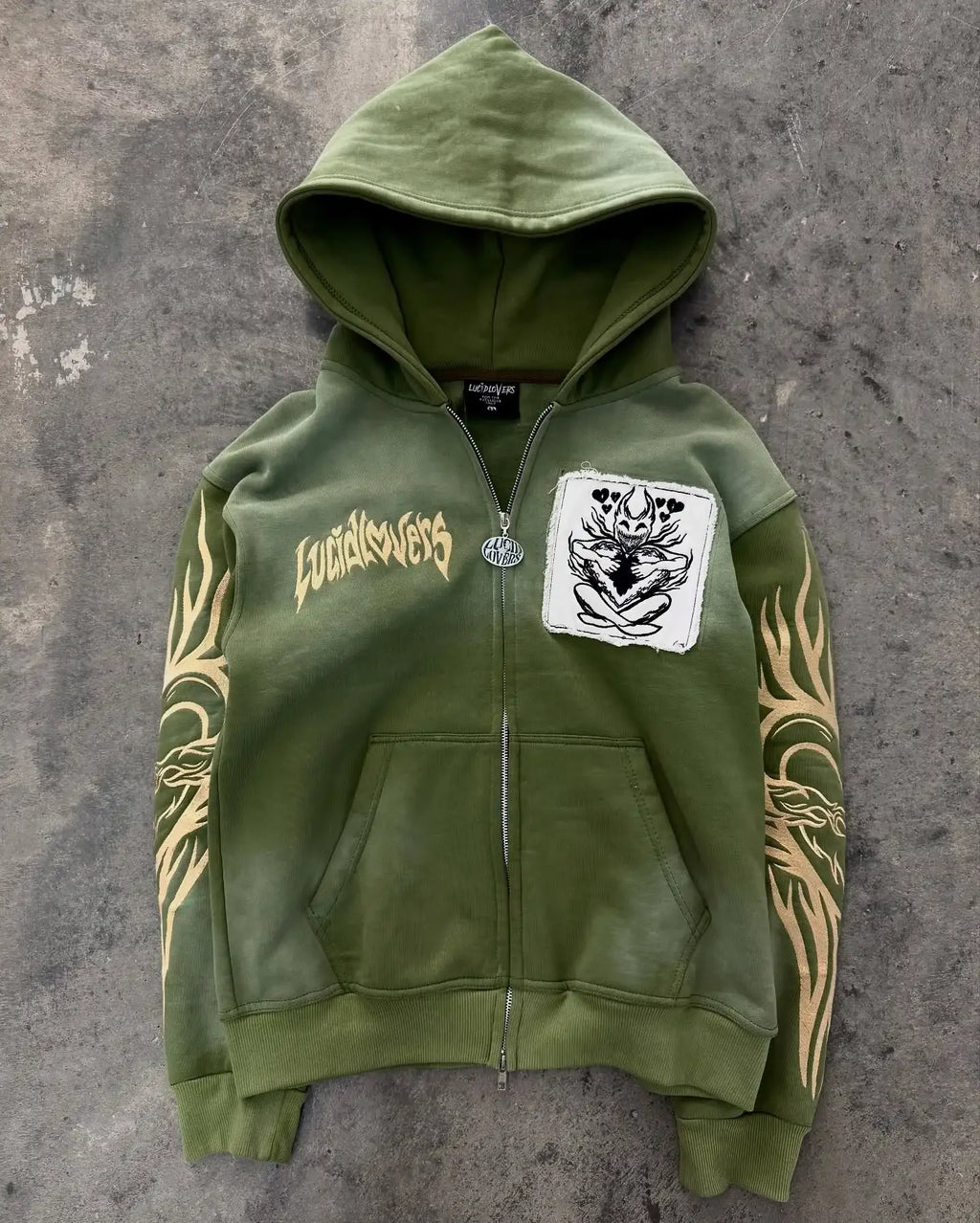 Y2K New Street Fashion Trend Fur Collar Zipper Hoodie Women Harajuku Casual Loose Catching Thick Sweatshirt Unisex Warm Hoodie