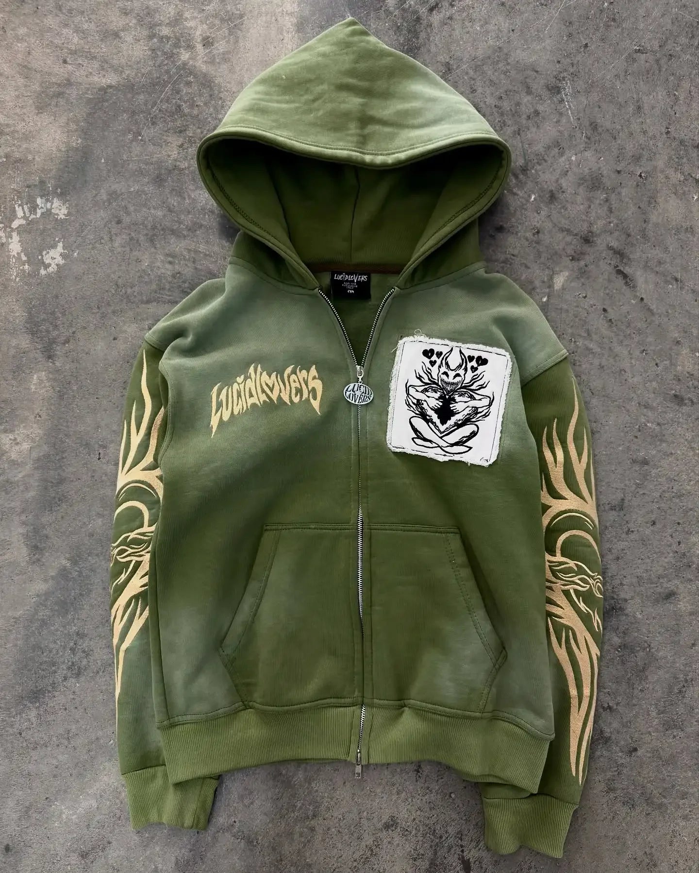 Y2K New Street Fashion Trend Fur Collar Zipper Hoodie Women Harajuku Casual Loose Catching Thick Sweatshirt Unisex Warm Hoodie
