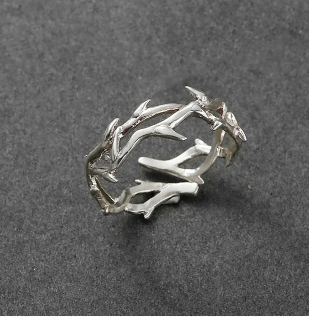 Punk Classic Split Rings Stainless Steel Simple Adjustable Rings for Women Men Couples Jewelry Accessories